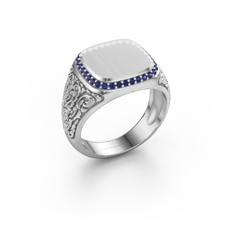 Bild von Herrenring Jesse 2 585 Weißgold Saphir 1.2 mm