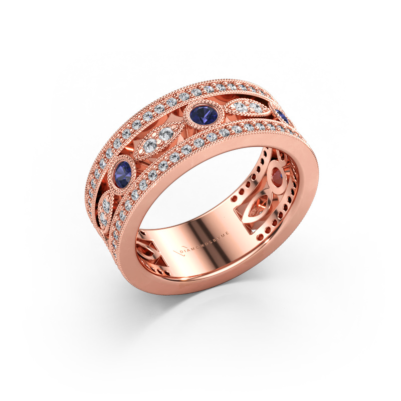Bild av Ring Jessica 585 roséguld Safir 2.5 mm