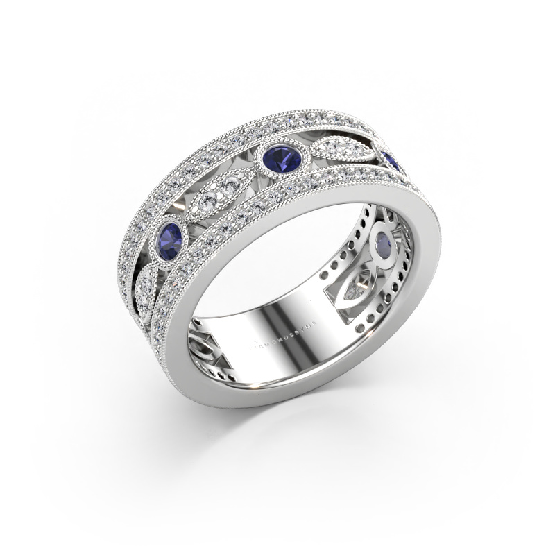 Bild av Ring Jessica 585 vitt guld Safir 2.5 mm