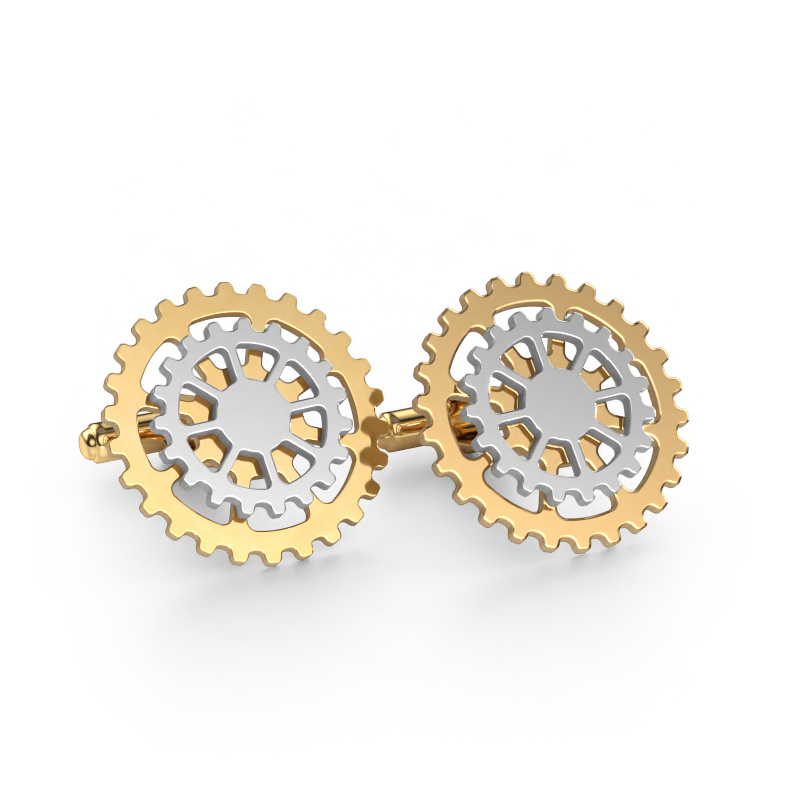 Bild von Manschettenknöpfe Jimmy 585 Gold