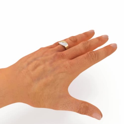 Modern gold Joe 5 men's ring with zirconia|Design yourself