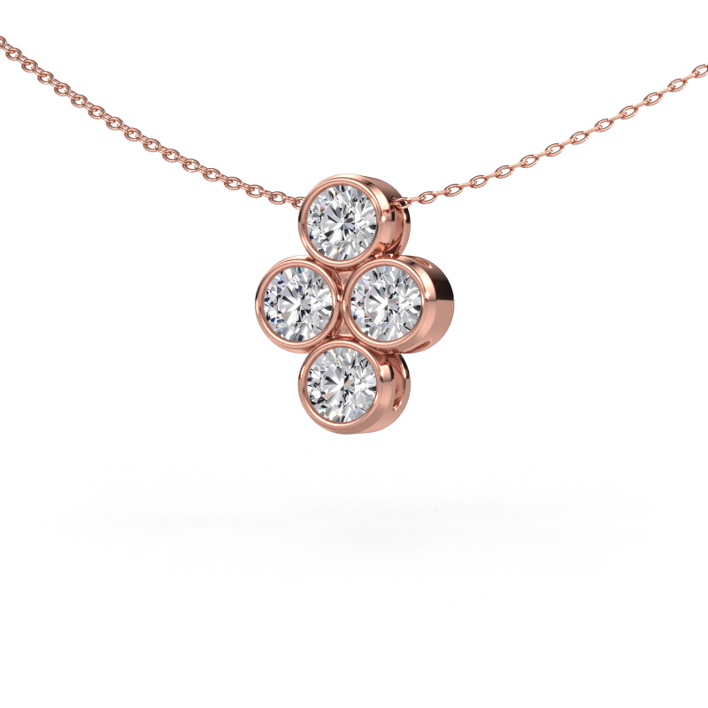 Image of Pendant Judi 585 rose gold Diamond 1.60 crt