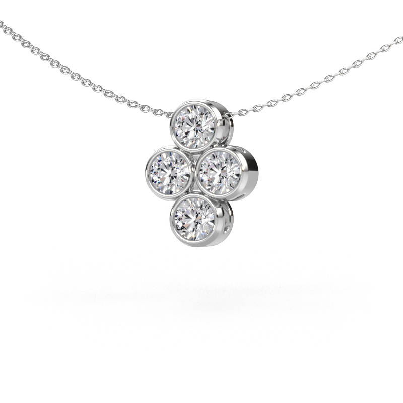 Image of Pendant Judi 950 platinum Diamond 1.60 crt