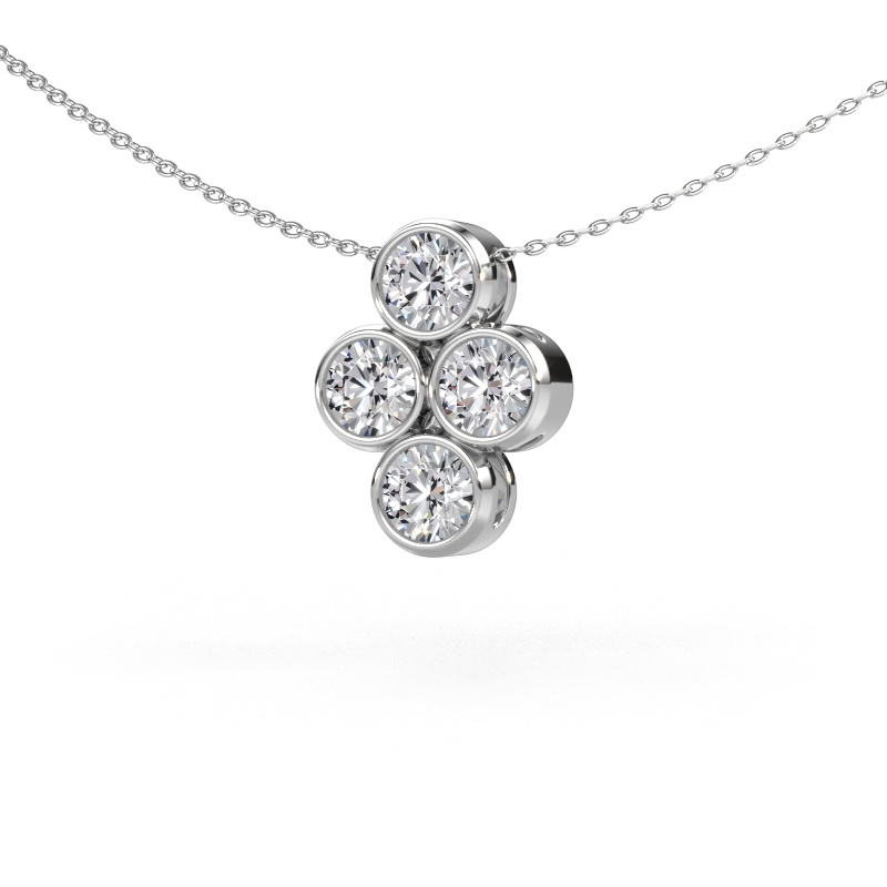 Image de Pendentif Judi 950 platine Diamant 2.00 crt