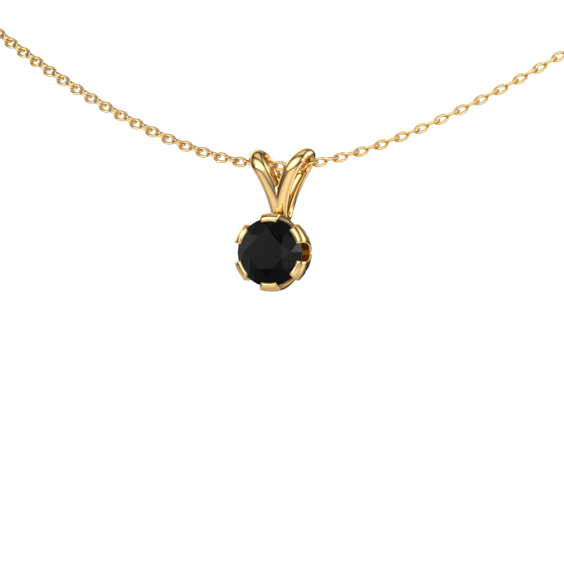 Image of Pendant Julia 585 gold Black diamond 0.60 crt