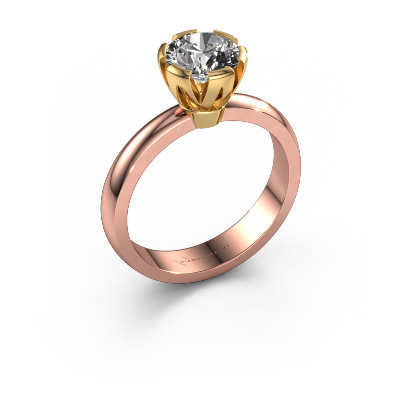 Image of Engagement ring Julia 585 rose gold Diamond 1.00 crt