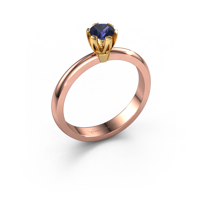 Image of Engagement ring Julia 585 rose gold Sapphire 4 mm