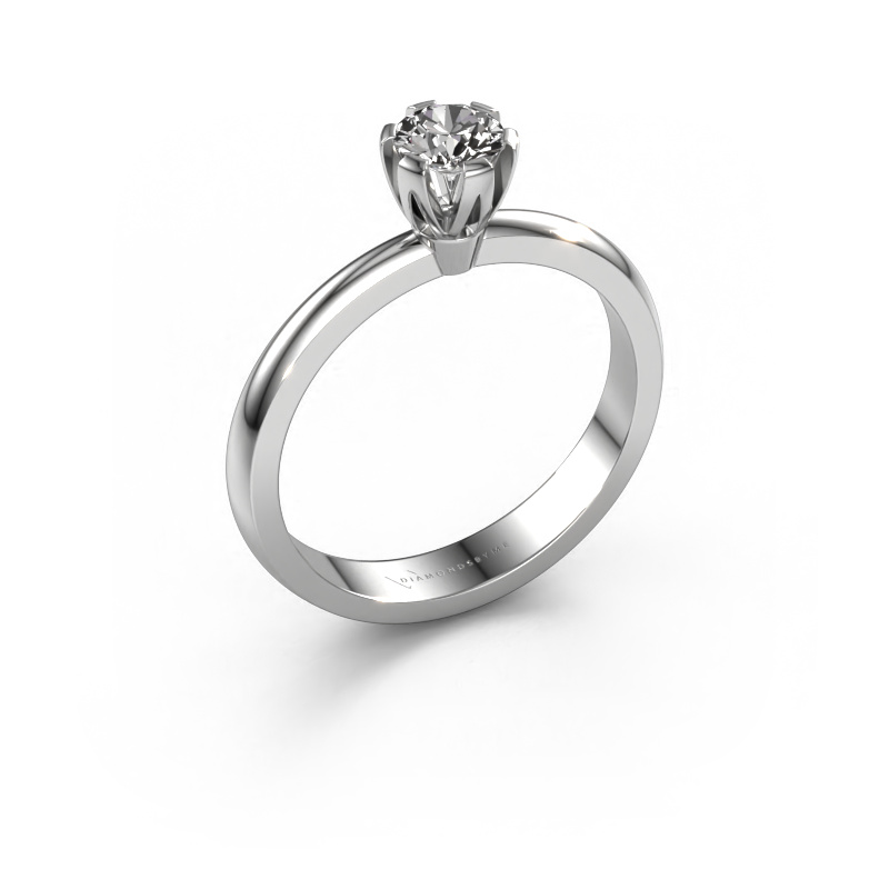 Image of Engagement ring Julia 950 platinum Zirconia 4 mm