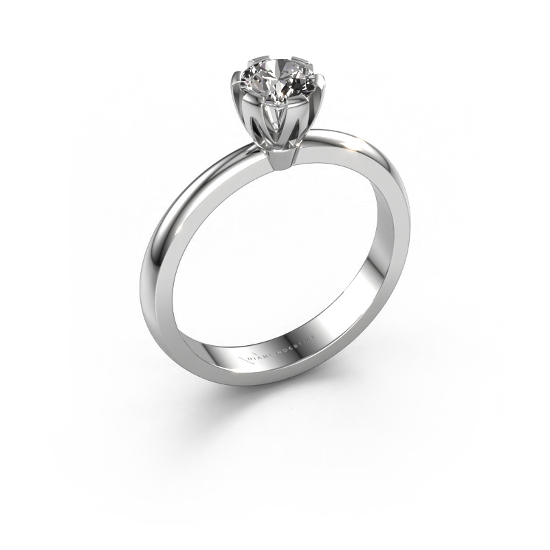 Image of Engagement ring Julia 950 platinum Diamond 0.50 crt