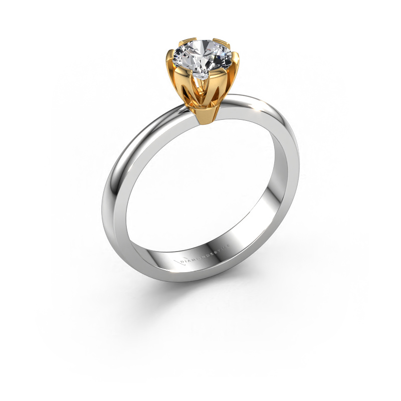 Bild von Verlobungsring Julia 585 Weißgold Lab-grown Diamant 0.70 crt