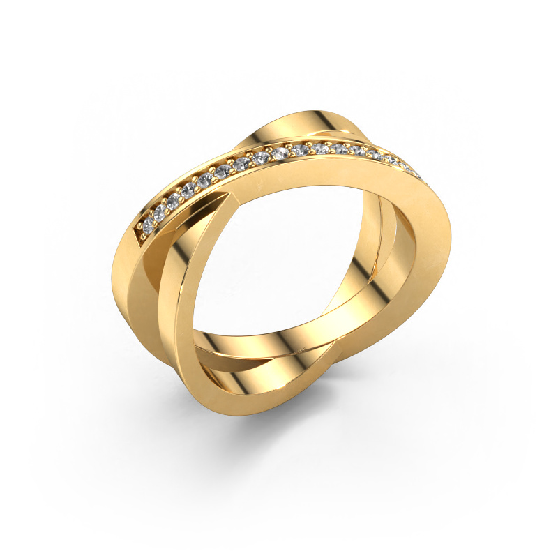 Bild von Ring Julie 585 Gold Diamant 0.143 crt