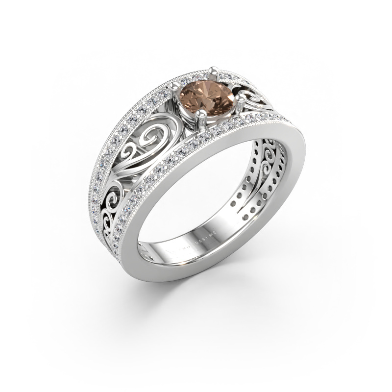 Immagine di Anello Julliana 585 oro bianco Diamante marrone 0.91 crt