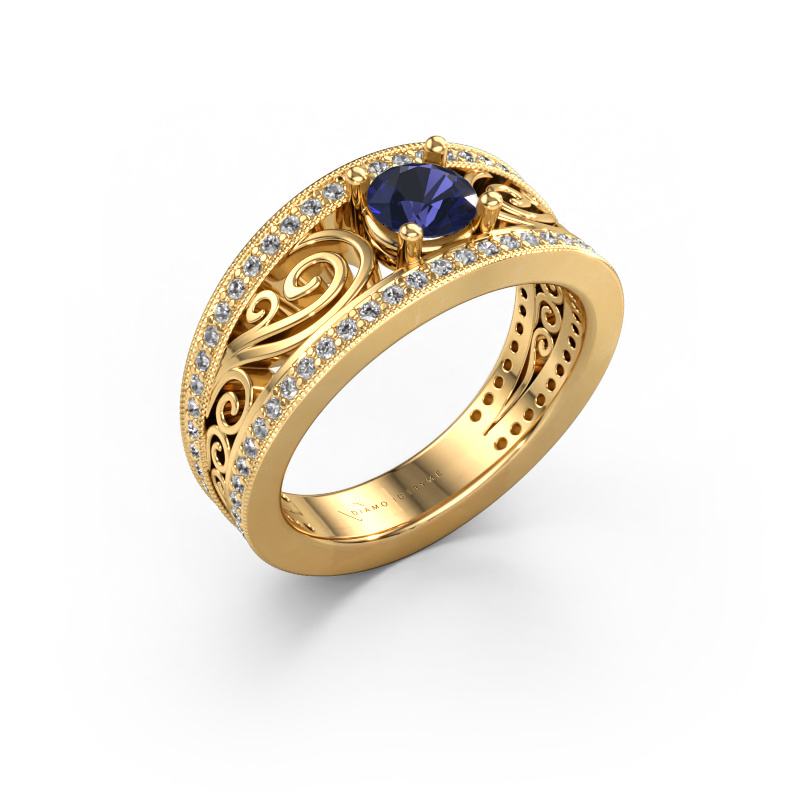 Bild von Ring Julliana 585 Gold Saphir 5 mm