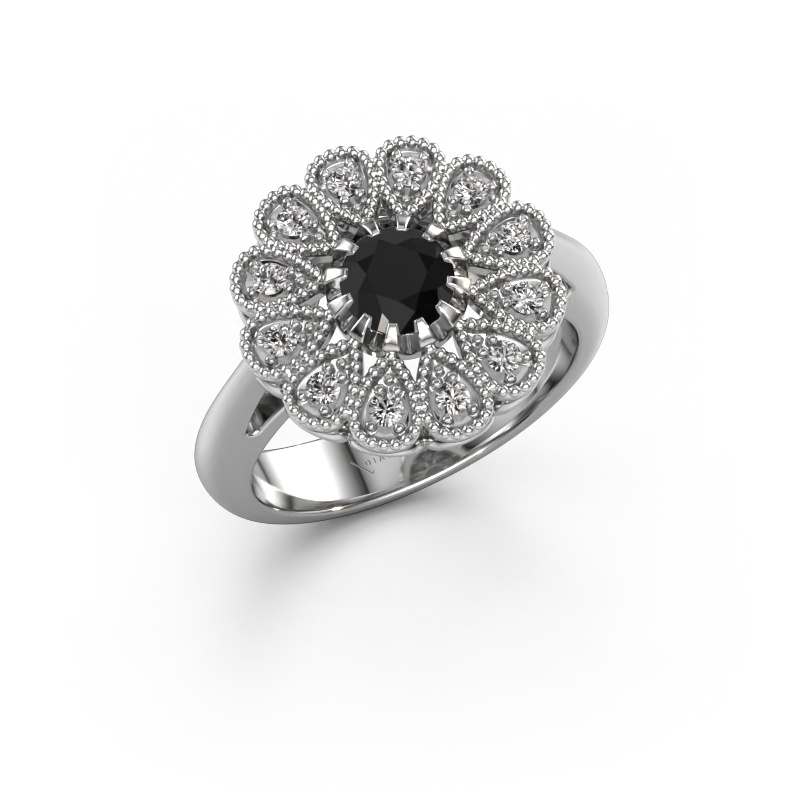 Bild von Verlobungsring Kaat 950 Platin Schwarz Diamant 0.78 crt