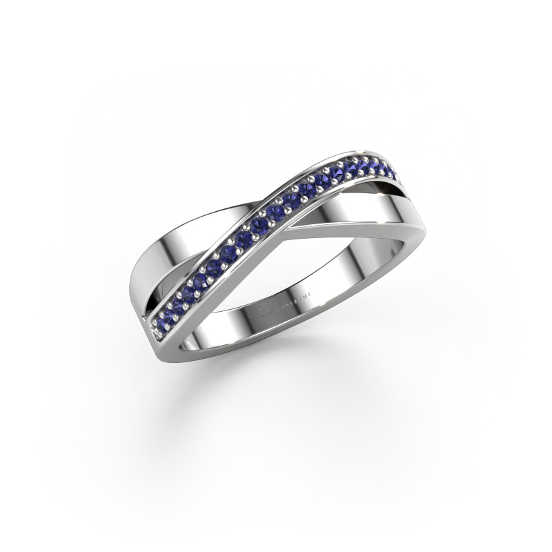 Image of Ring Kaley 950 platinum Sapphire 1.2 mm
