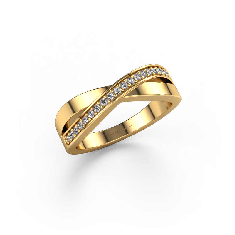 Bild von Ring Kaley 585 Gold Diamant 0.143 crt