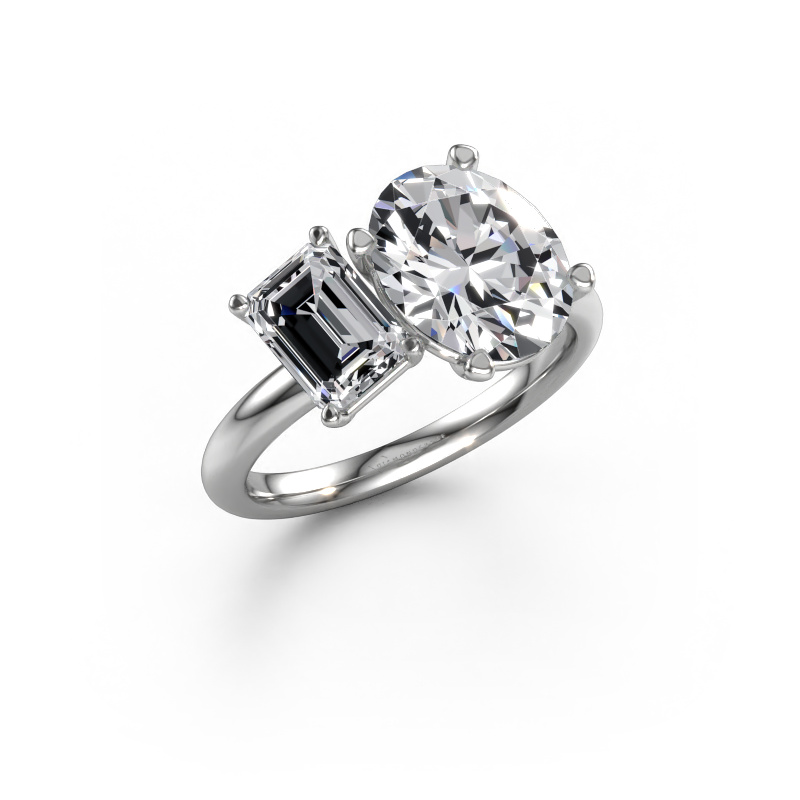 Bild von Verlobungsring Toi et Moi OVL-EME 585 Weißgold Lab-grown Diamant 3.85 crt