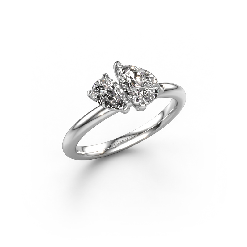 Bild von Verlobungsring Toi et Moi PER-PER 950 Platin Diamant 1.10 crt