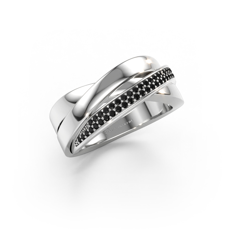 Immagine di Anello Katherina 585 oro bianco Diamante nero 0.306 crt