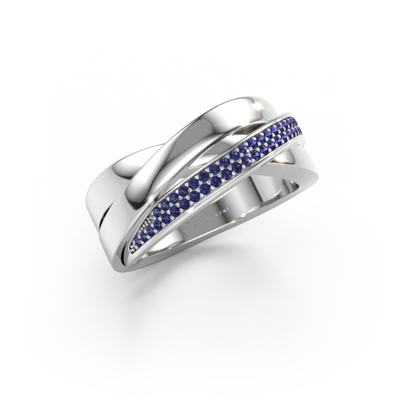 Bild av Ring Katherina 585 vitt guld Safir 1 mm