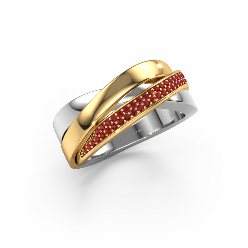 Image of Ring Katherina 585 white gold Ruby 1 mm