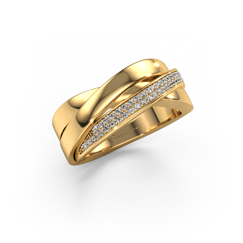 Image of Ring Katherina 585 gold Zirconia 1 mm