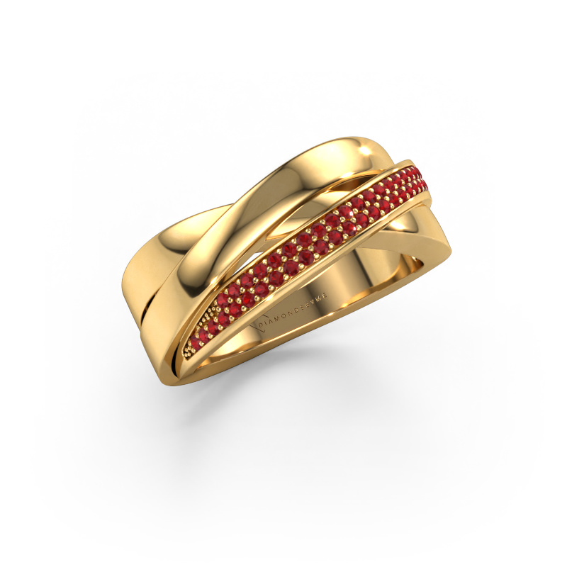 Bild von Ring Katherina 585 Gold Rubin 1 mm
