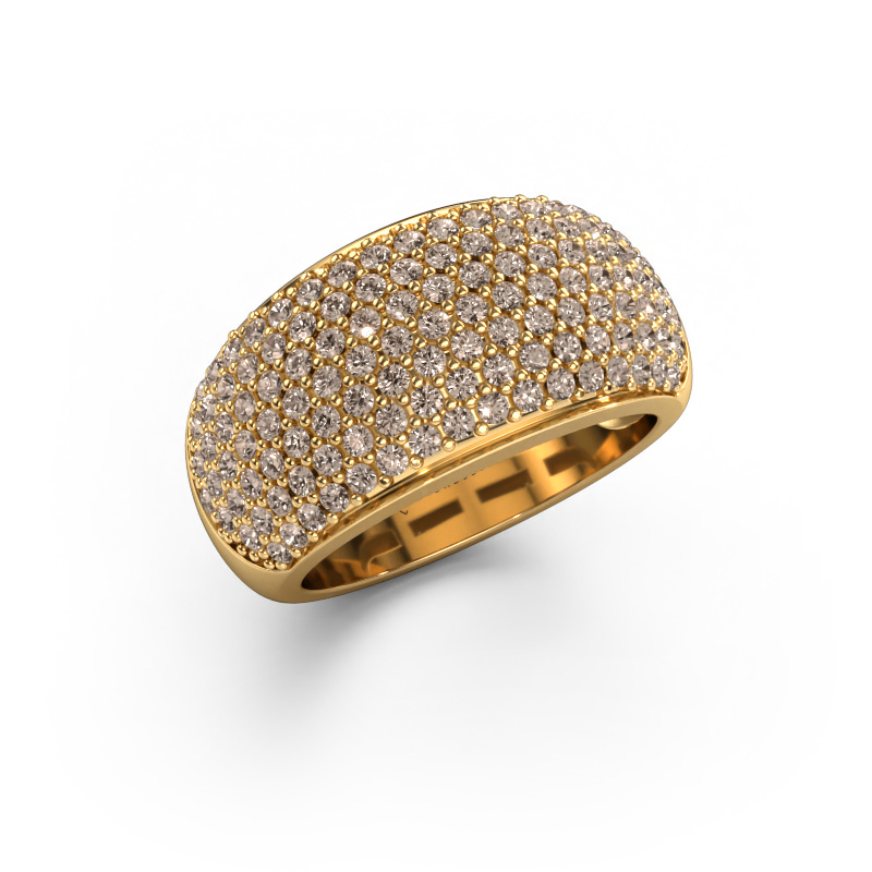 Bild von Ring Kati 585 Gold Braun Diamant 1.20 crt