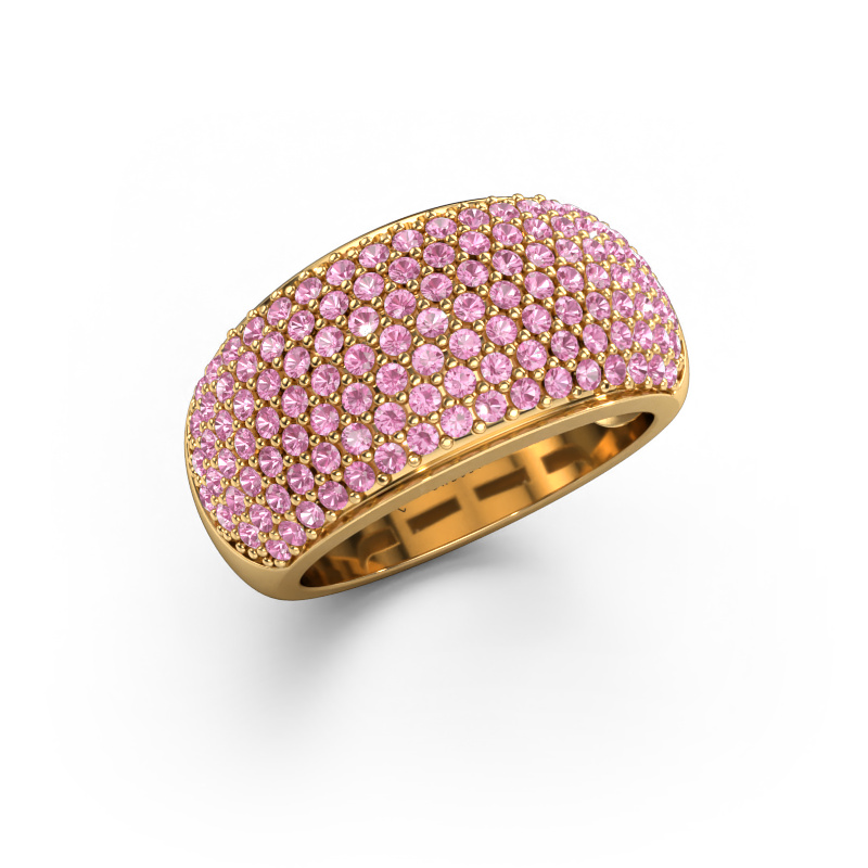 Bild von Ring Kati 585 Gold Pink Saphir 1.3 mm
