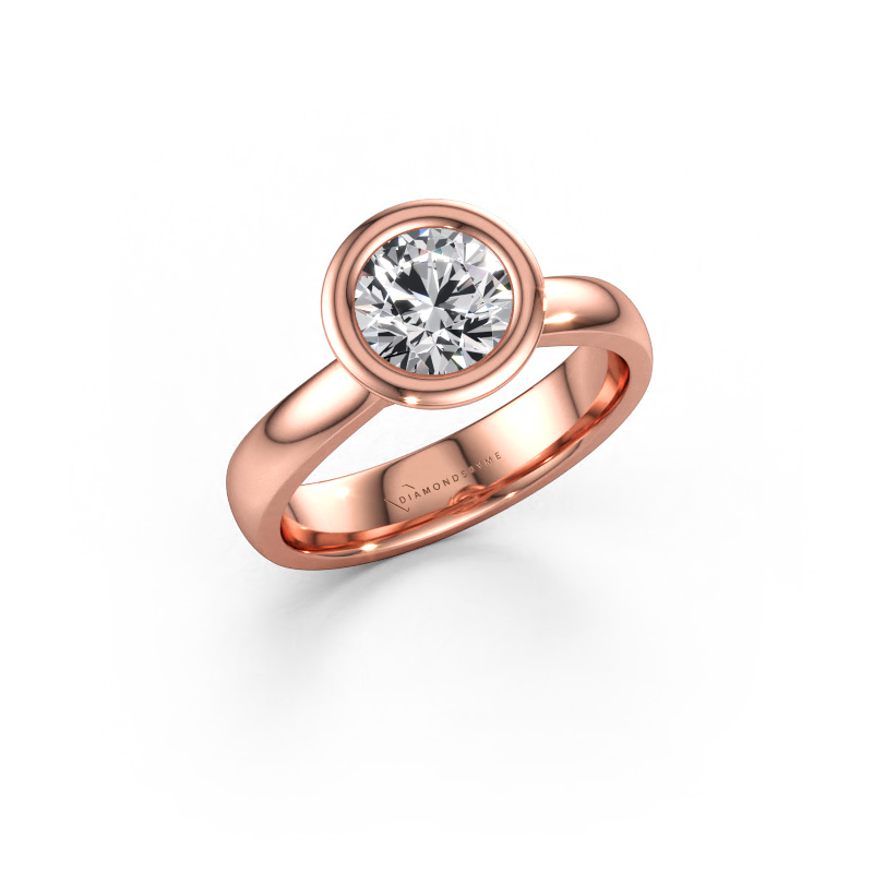 Afbeelding van Verlovings ring Kaylee 585 rosé goud Lab-grown diamant 1.00 crt