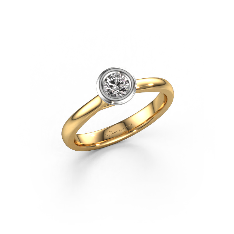 Image of Engagement ring Kaylee 585 gold Diamond 0.25 crt