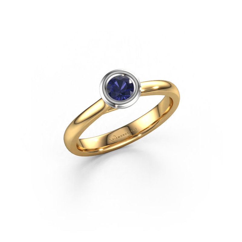 Image of Engagement ring Kaylee 585 gold Sapphire 4 mm