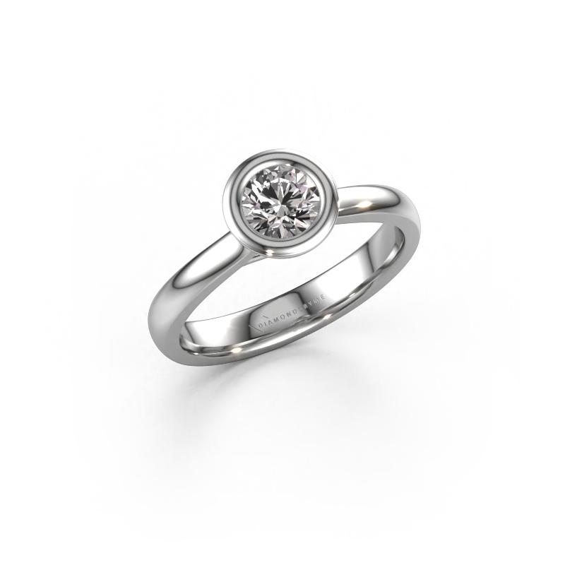 Image of Engagement ring Kaylee 950 platinum Diamond 0.50 crt