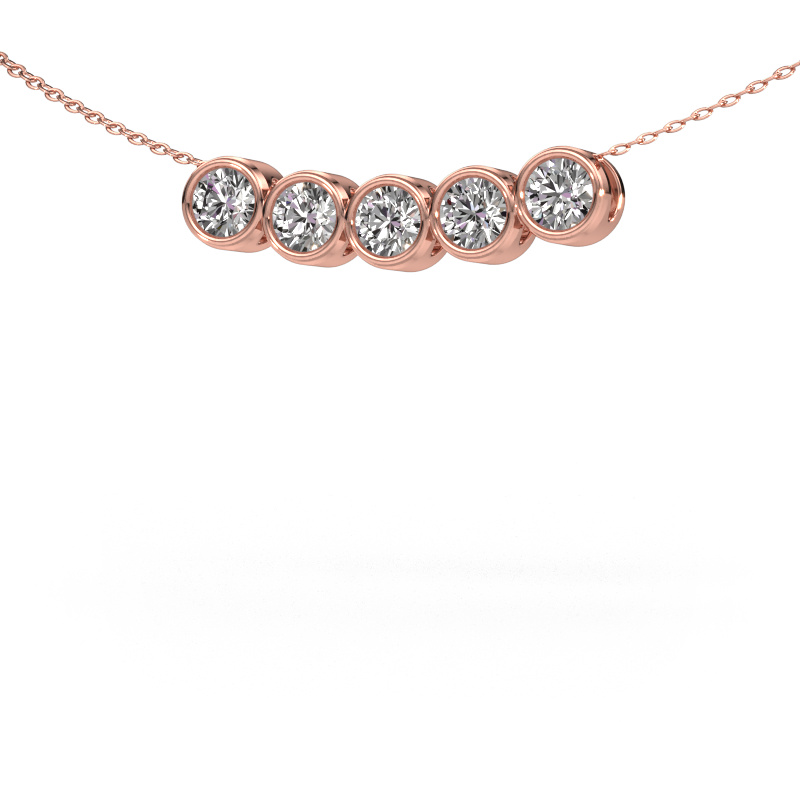 Bild von Kette Kim 5 585 Roségold Zirkonia 4 mm
