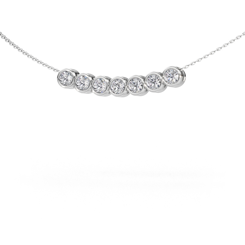 Afbeelding van Ketting Kim 7 950 platina Zirkonia 3.4 mm