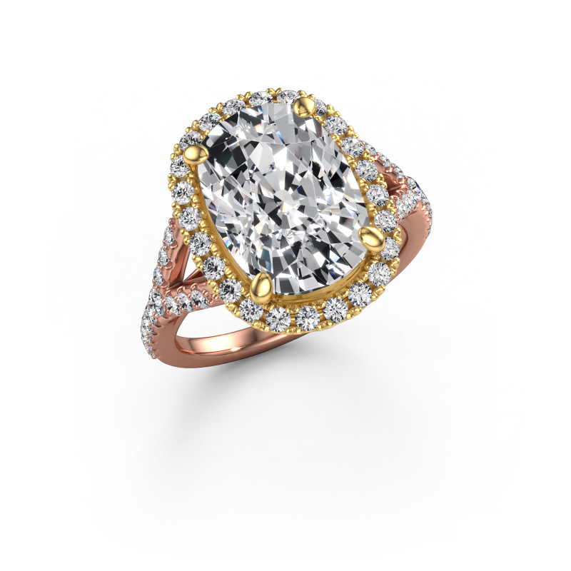 Image of Engagement ring Kimber CSH 585 rose gold Lab-grown diamond 5.68 crt