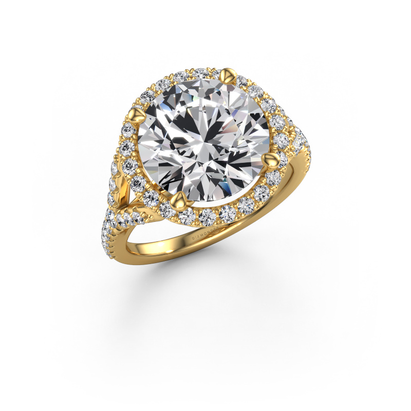 Image of Engagement ring Kimber RND 585 gold Lab grown diamond 5.68 crt
