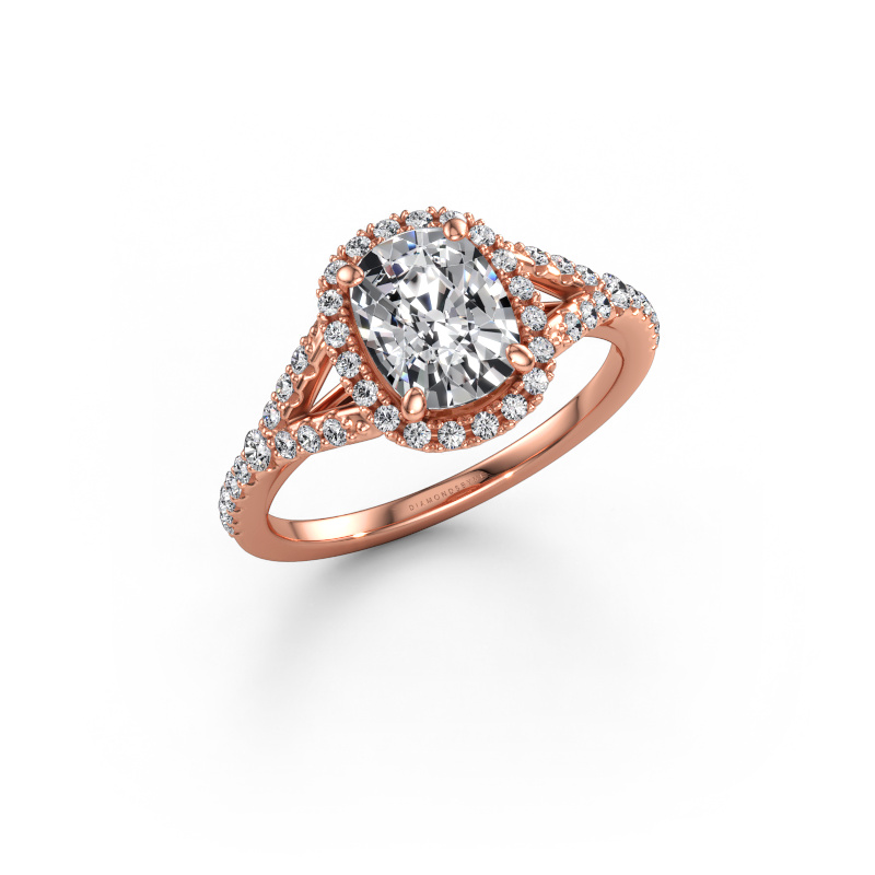 Bild av Förlovningsring Kimber CSH 585 roséguld Labbodlad diamant 1.589 crt