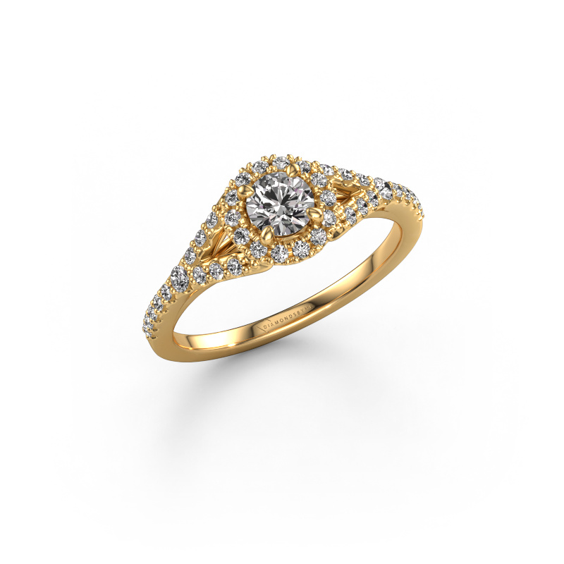 Bild von Verlobungsring Kimber RND 585 Gold Diamant 0.581 crt