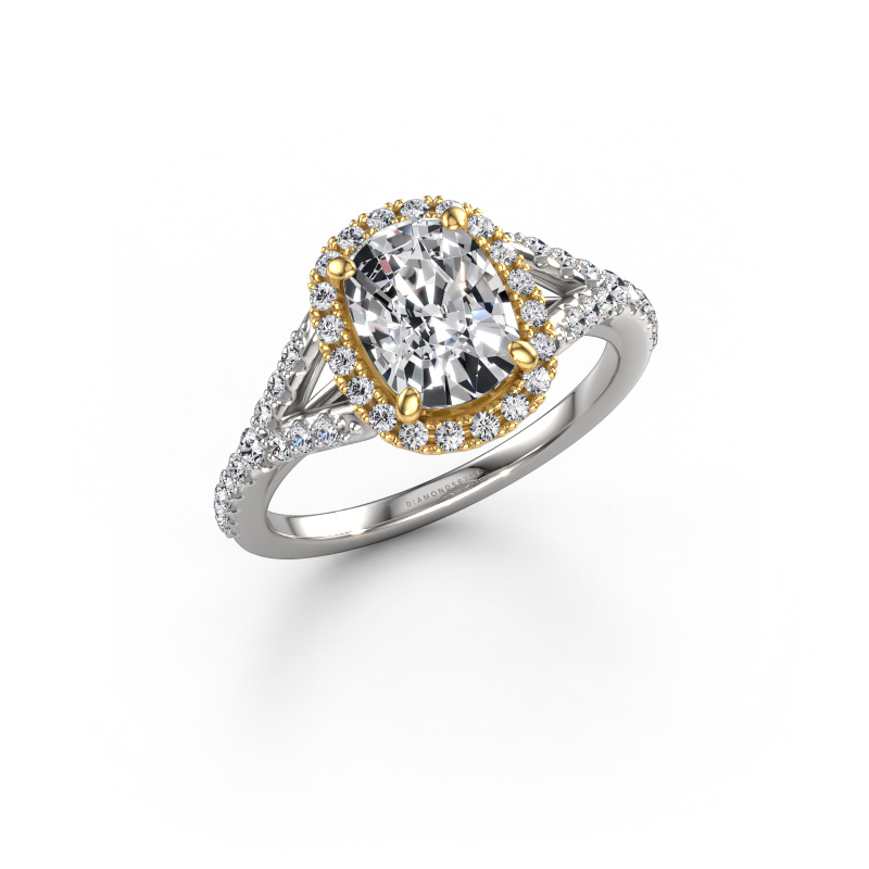 Image of Engagement ring Kimber CSH 585 white gold Lab-grown diamond 1.92 crt