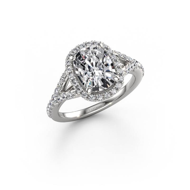 Image of Engagement ring Kimber CSH 950 platinum Lab-grown diamond 2.435 crt