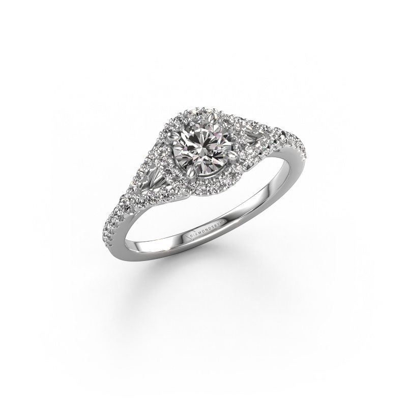 Image of Engagement ring Kimber RND 950 platinum Diamond 0.812 crt