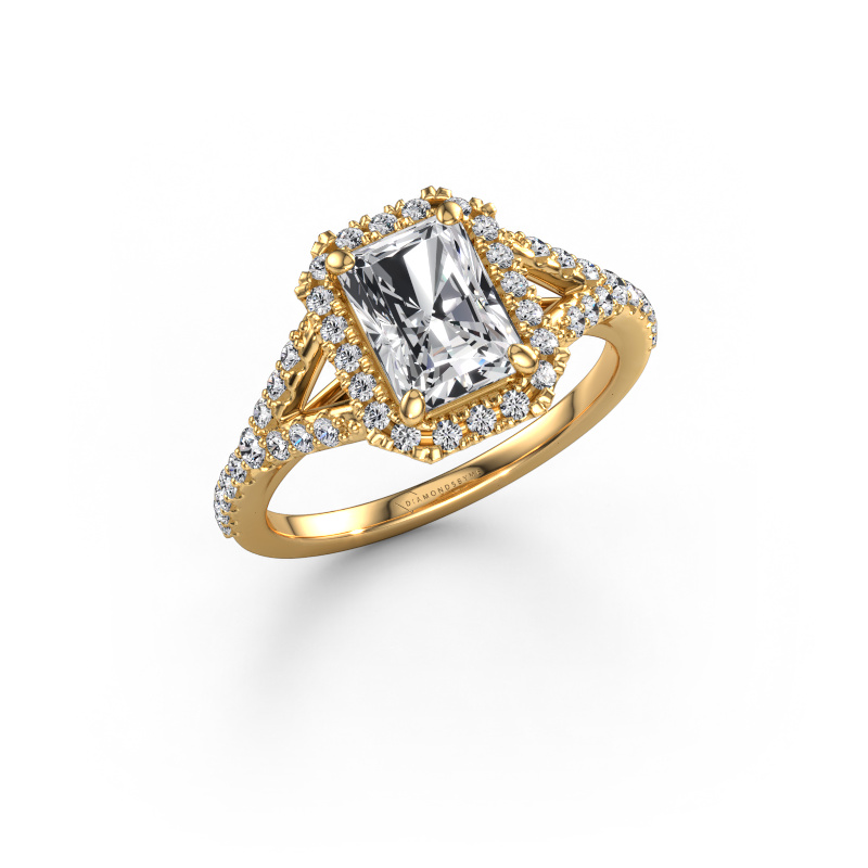 Image of Engagement ring Kimber RAD 585 gold Diamond 1.905 crt