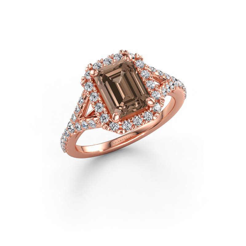 Image of Engagement ring Kimber EME 585 rose gold Brown diamond 2.236 crt