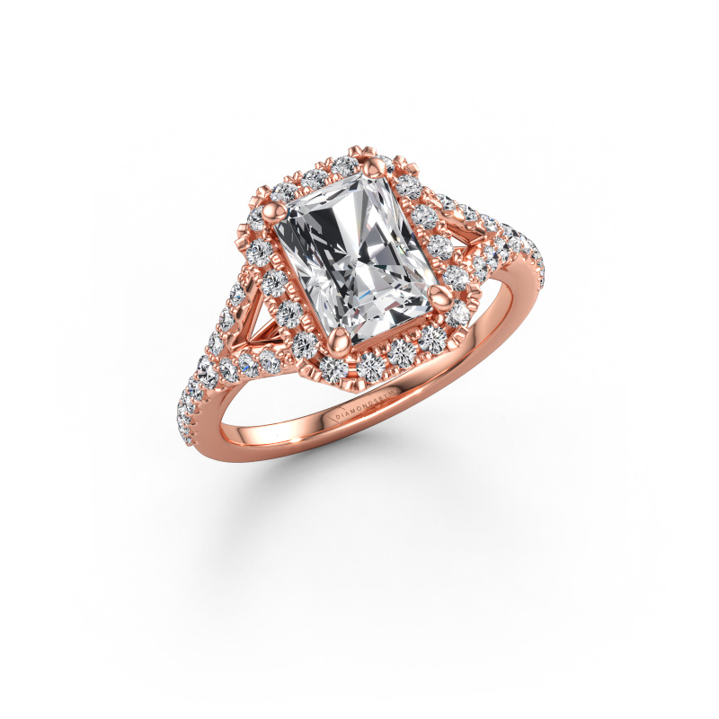 Bild av Förlovningsring Kimber RAD 585 roséguld Diamant 2.236 crt