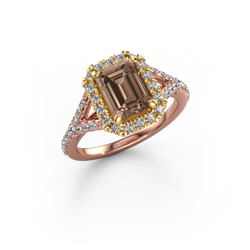 Bild von Verlobungsring Kimber EME 585 Roségold Braun Diamant 2.236 crt