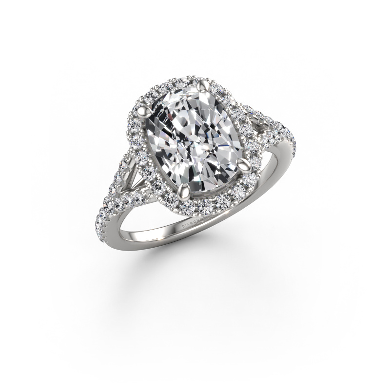Image of Engagement ring Kimber CSH 950 platinum Lab-grown diamond 3.034 crt