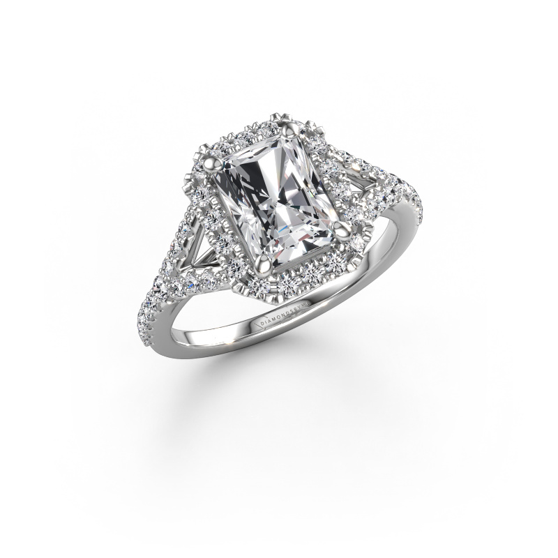 Image of Engagement ring Kimber RAD 950 platinum Diamond 2.236 crt