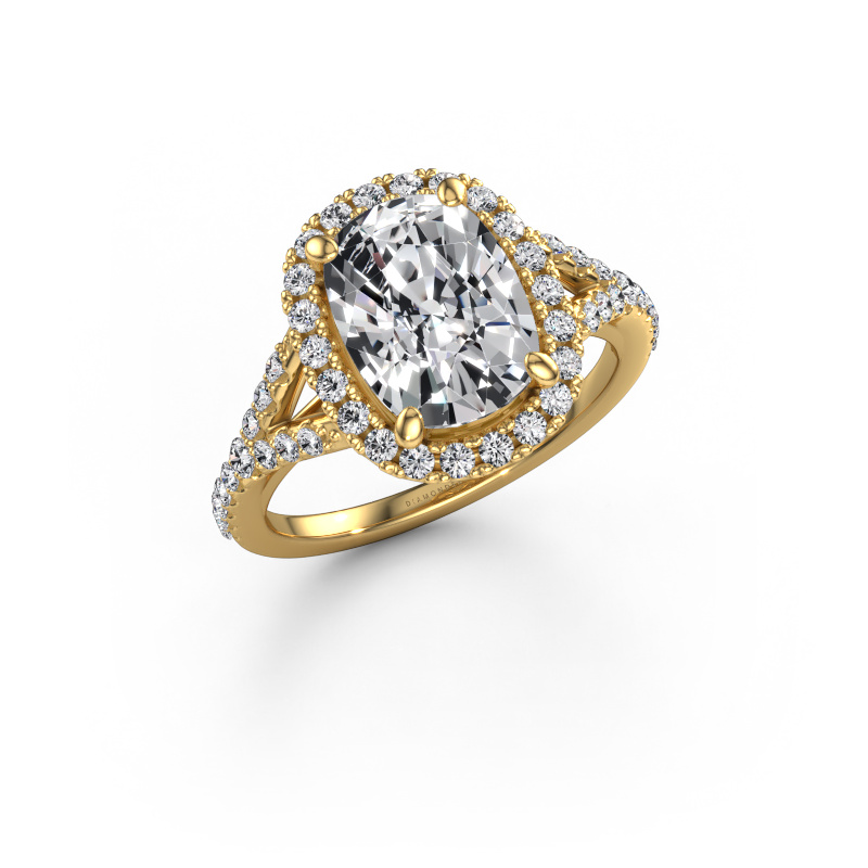 Image of Engagement ring Kimber CSH 585 gold Lab grown diamond 3.034 crt