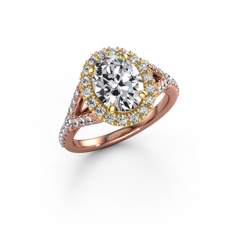 Bild von Verlobungsring Kimber OVL 585 Roségold Lab-grown Diamant 2.39 crt